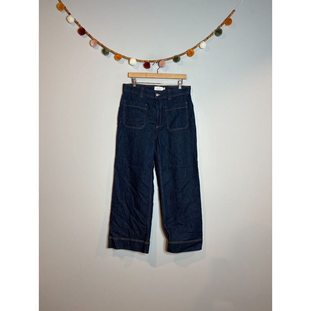 & Other Stories dark wash trouser jeans